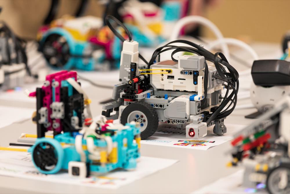 Robot at the WRO Austria competition